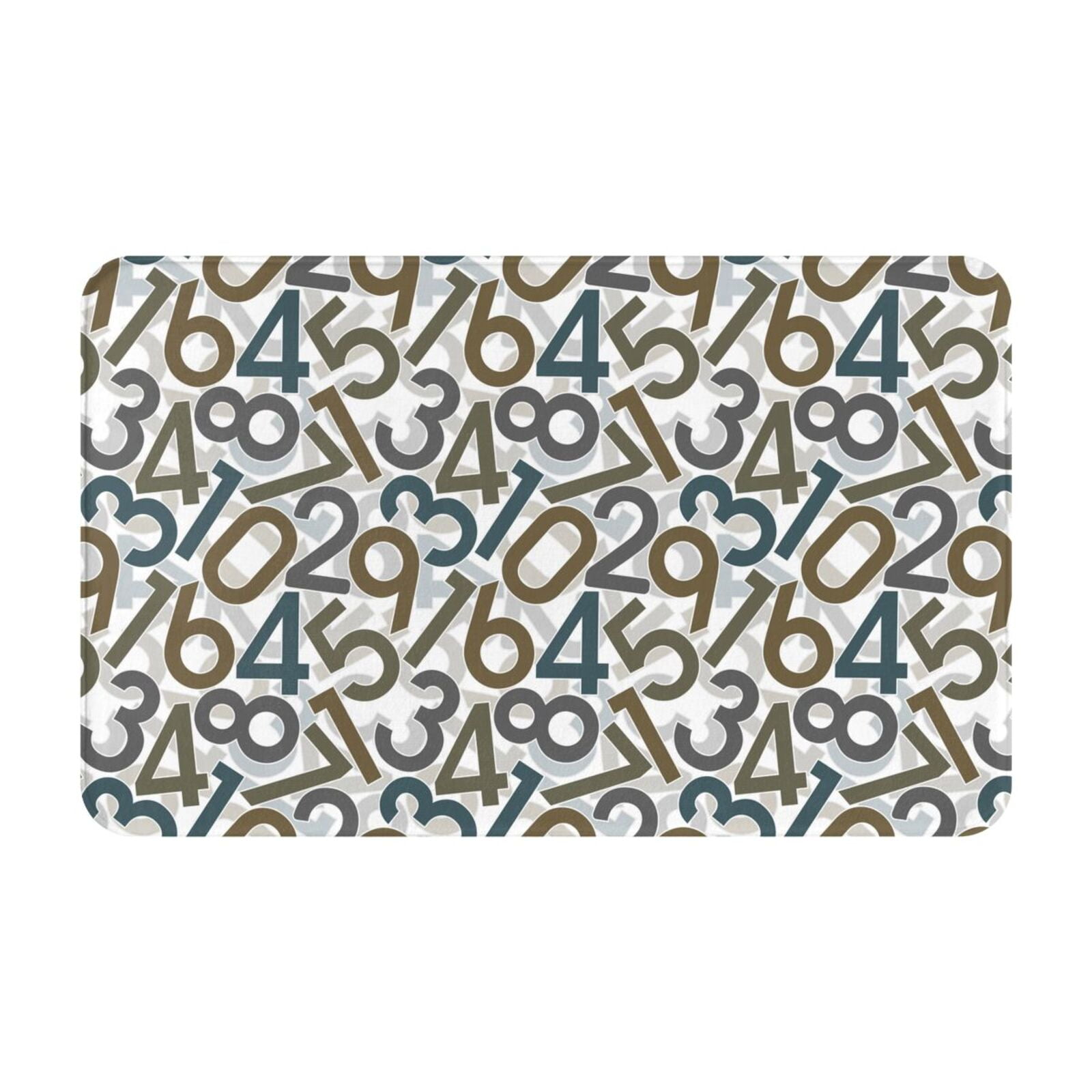 cool Math Print Door Mat for Indoor, Welcome Door Mats Front Entrance ...
