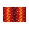 cool Red Dragon Skin scale Placemats Set of 4, Heat Resistant Place