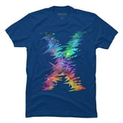 cool X Mens Royal Blue Graphic Tee - Design By Humans  L