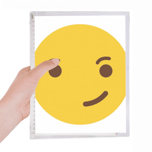 cool confident yellow cute online happy notebook loose diary refillable journal statiry