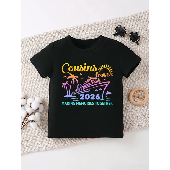 cool cousins 2026 cruise trip with print t shirts unisex t shirts clothing