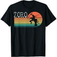 thumbnail image 1 of cool graphic design zoro samurai pirate sunset T-Shirt, 1 of 3