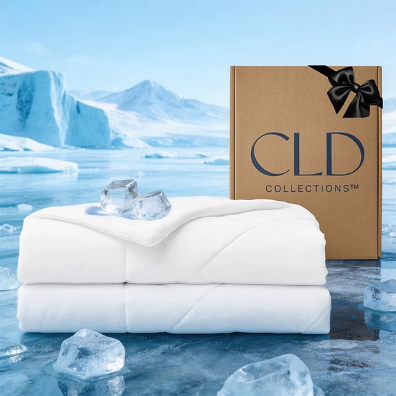 Cooling Comforter for Hot Sleepers Twin Size,All-Season Breathable Lightweight Blanket for Night Sweats, Soft Cool Touch for Bed, 68x90 Inches, Twin Size, Cool White