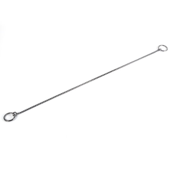 copper metal dog training collar, snake chain twisted necklace pet dog show training Choker collar, dog choke chain in a variety of colors