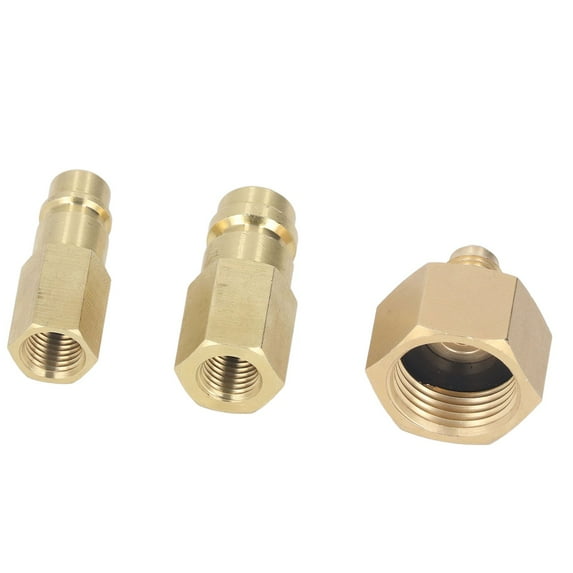copper modified adapter parts, high and low configuration modified accessory adapters, for R134A, conditioning connection modified adapter parts