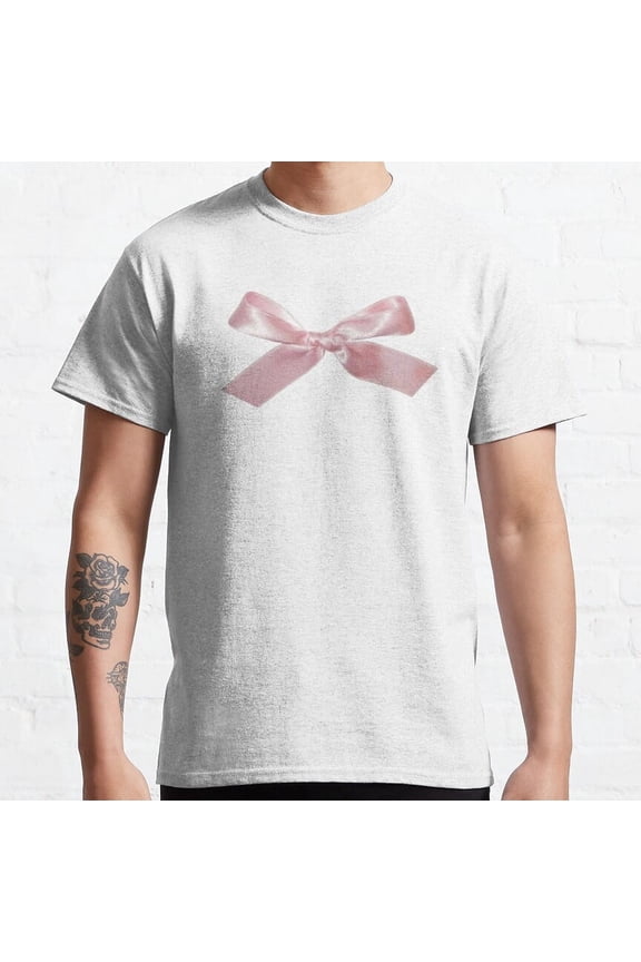 coquette lizzy grant pink bow Classic T-Shirt Vintage Birthday Gifts