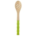 thumbnail image 1 of core bamboo comfort stalk silicone handle bamboo 12 slotted cooking spoon, 1 of 1