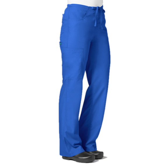 core by maevn women's boot cut cargo scrub pant