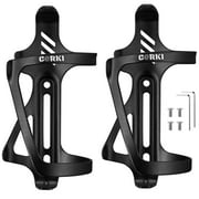 corki Cycles Bike Water Bottle Holder, Left Side Load Bicycle Water Bottle Cage for Road & Mountain Bikes