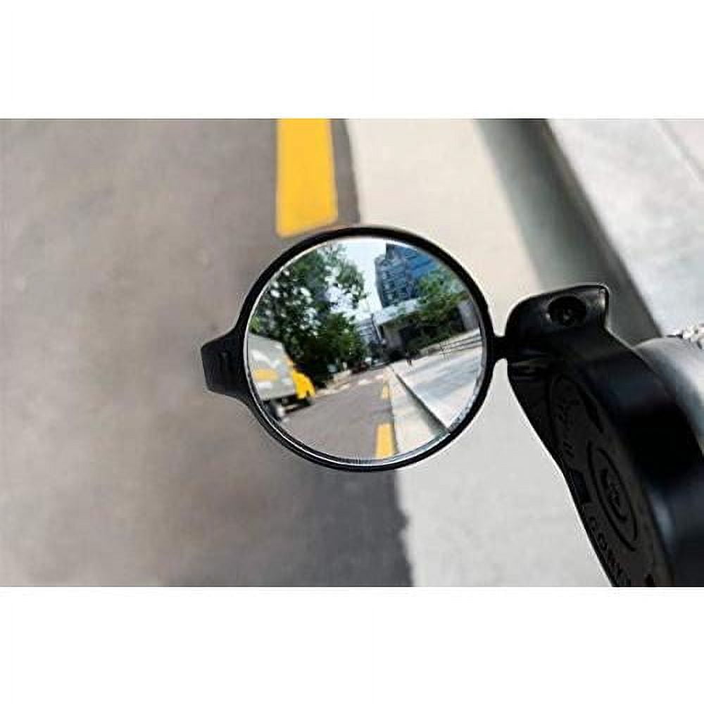 corky urban bike mirror folding rearview handlebar mirror convex lens