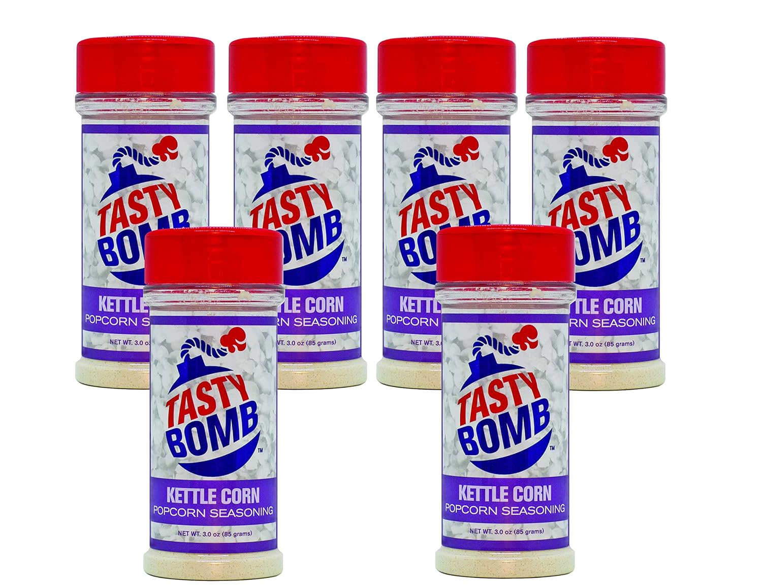 corn Seasoning 6 Pack, Kettle Corn, Keto Friendly, Gluten corn