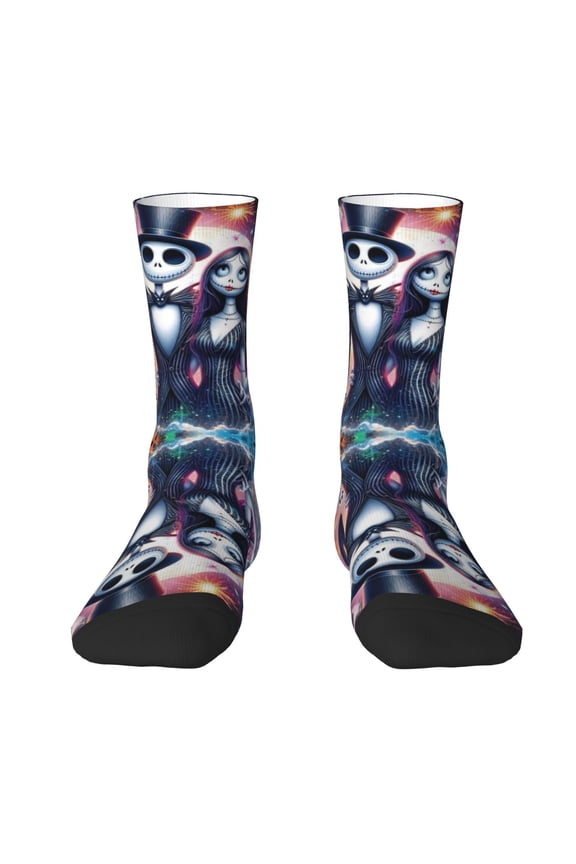 corpse bride Socks Athletic Sport Colorful Novelty Graphic Crew Tube Socks Warm For Men WomenPerfect Gift