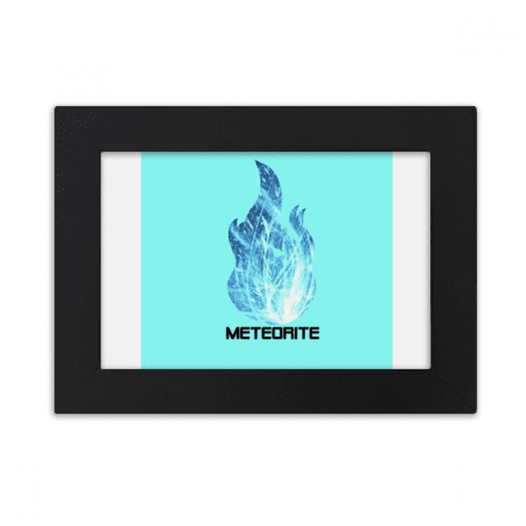 cosc spblue flame meteor desktop photo frame ornaments picture art painting