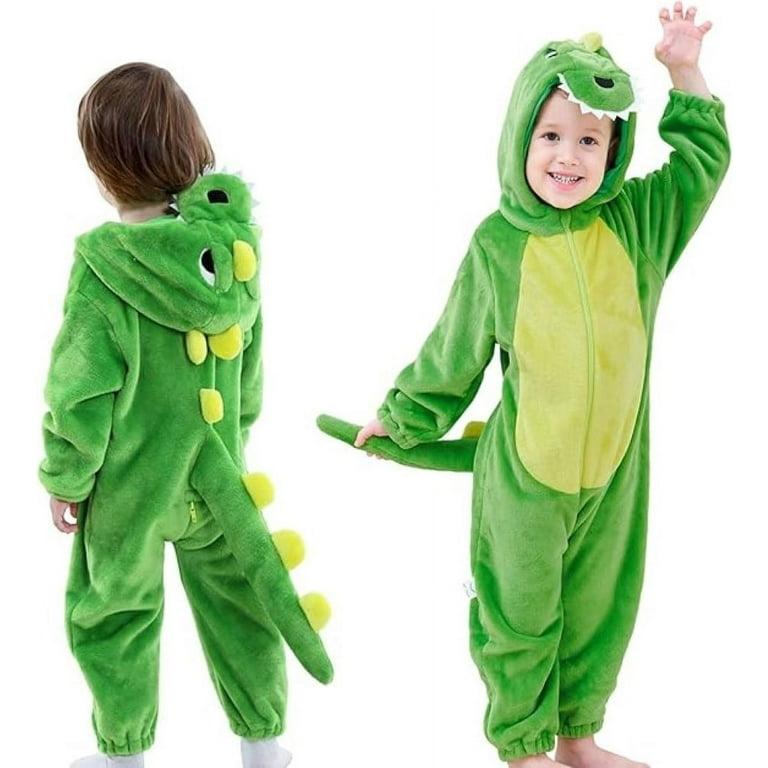 Dinosaur Toddler Costume Green Jumpsuit Dinosaur Toddler Costume Green Jumpsuit