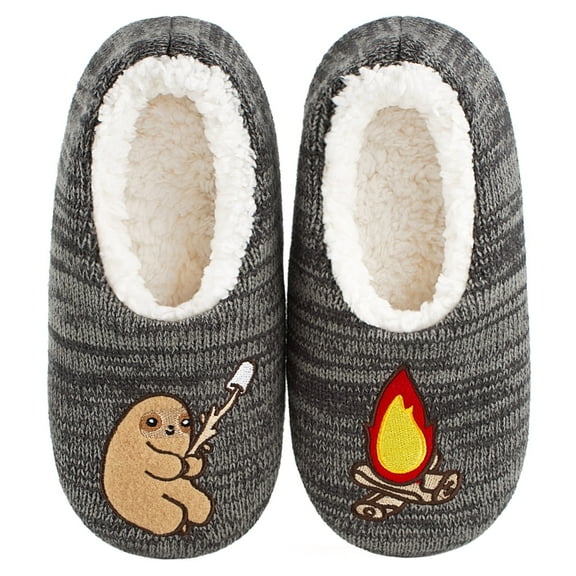 cosyone1997 Cute Fuzzy Animal Slippers for Women Girls Teens Kids, Warm Fluffy Bedroom Socks Indoor, Cozy House Shoes Non-slip Grip Soles, Winter Funny Gifts Unique