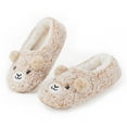 thumbnail image 1 of cosyone1997 Cute Fuzzy Animal Slippers for Women Girls Teens Kids, Warm Fluffy Bedroom Socks Indoor, Cozy House Shoes Non-slip Grip Soles, Winter Funny Gifts Unique, 1 of 7