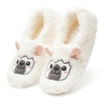 thumbnail image 1 of cosyone1997 Cute Fuzzy Animal Slippers for Women Girls Teens Kids, Warm Fluffy Bedroom Socks Indoor, Cozy House Shoes Non-slip Grip Soles, Winter Funny Gifts Unique, 1 of 7