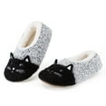thumbnail image 1 of cosyone1997 Cute Fuzzy Animal Slippers for Women Girls Teens Kids, Warm Fluffy Bedroom Socks Indoor, Cozy House Shoes Non-slip Grip Soles, Winter Funny Gifts Unique, Cat Adult Size 7-8, 1 of 7