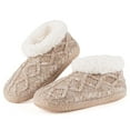 thumbnail image 1 of cosyone1997 Fuzzy House Slippers for Women Indoor, Warm Fluffy Slip-on Shoes Non Slip, Winter Warm Bedroom Moccasin Loafers, Cozy Gifts Unique, 1 of 6