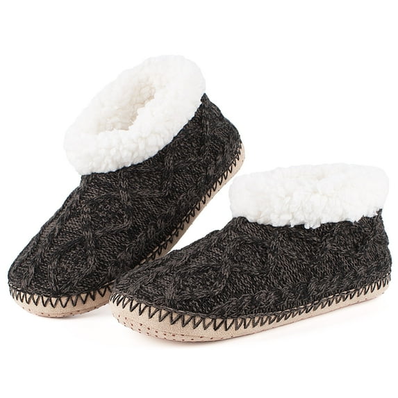 cosyone1997 Fuzzy House Slippers for Women Indoor, Warm Fluffy Slip-on Shoes Non Slip, Winter Warm Bedroom Moccasin Loafers, Cozy Gifts Unique