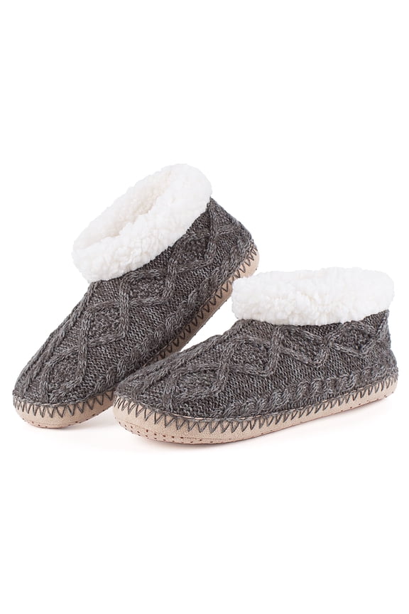 Fuzzy House Slippers for Women Indoor, Warm Fluffy Slip-on Shoes Non Slip, Winter Warm Bedroom Moccasin Loafers, Cozy Gifts Unique