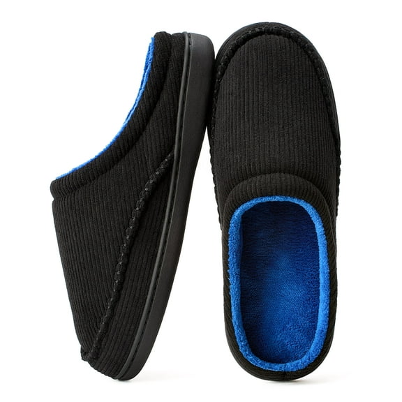 cosyone1997 Men’s Memory Foam Slippers Indoor Outdoor Open Back House Shoes