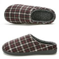 thumbnail image 1 of cosyone1997 Men's Memory Foam Slippers Indoor Outdoor Cozy Fleece Lined Non-slip House Shoes, 1 of 7