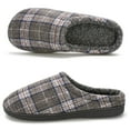 thumbnail image 1 of cosyone1997 Men's Memory Foam Slippers Indoor Outdoor Cozy Fleece Lined Non-slip House Shoes, 1 of 7