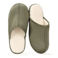 thumbnail image 1 of cosyone1997 Men's Scuff Slippers Indoor Outdoor Memory Foam House Shoes Non-slip Rubber Soles, 1 of 8