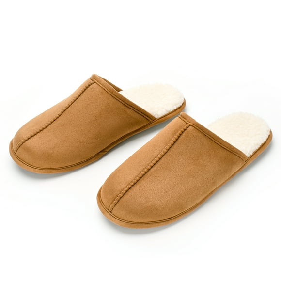 mens house shoes with rubber soles