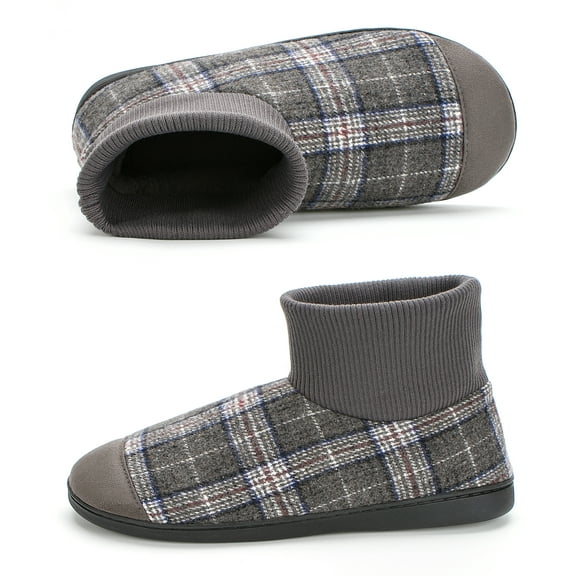 cosyone1997 Unisex Slippers for Women & Men, Cozy Fleece & Memory Foam House Shoes, Winter Non-slip Slipper Socks, Warm Boot Slippers Indoor Outdoor