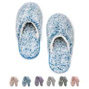 cosyone1997 Women's Fuzzy House Slippers Memory Foam Indoor/Outdoor Soles