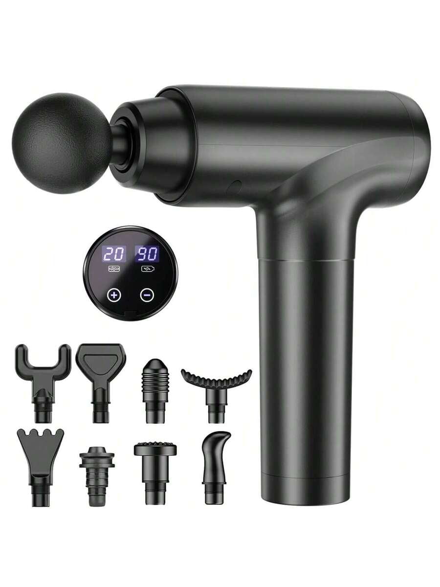 cotsoco Muscle Massage Gun, Deep Tissue Back Massager For Pain Relief, 20 Speeds Handheld Electric Massager Tool With Silent Brushless Motor, Suitable For Gym Office Home Travel