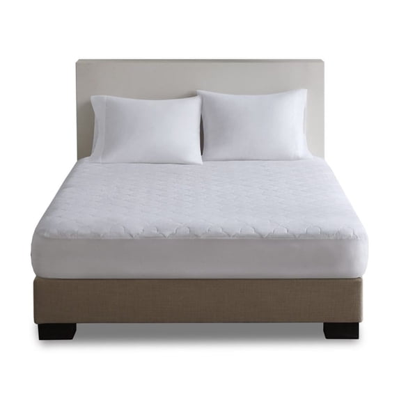 cotton percale quilted mattress pad