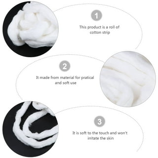 Manicure Cotton Organic Cotton Balls Bulk Cellucotton Beauty Coil Cotton  Strips Hair Perms