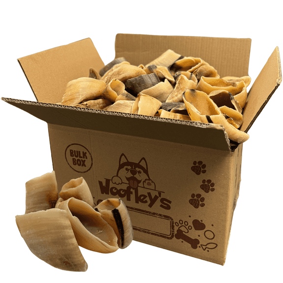 Woofley’s Natural Cow Hooves Dog Chews, 50 Count