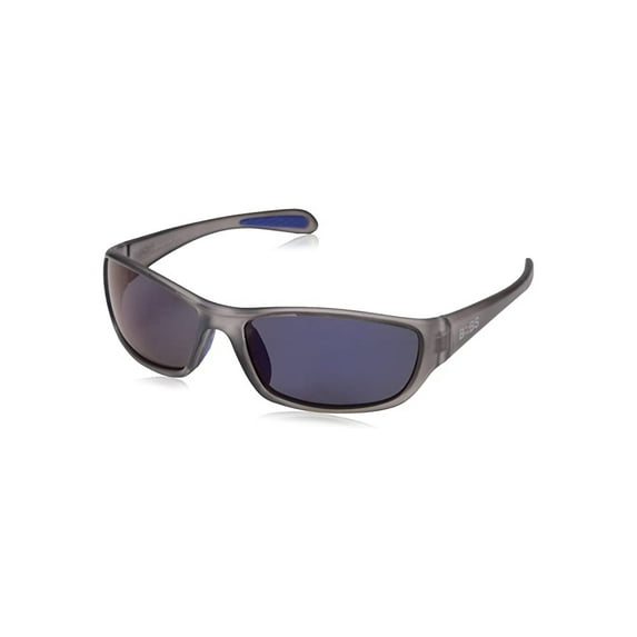 Floating nylon frame and polarized lenses - FP-05 m crystal gray/blue flash
