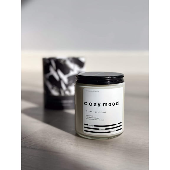 cozy mood / brown sugar + fig + oak candle