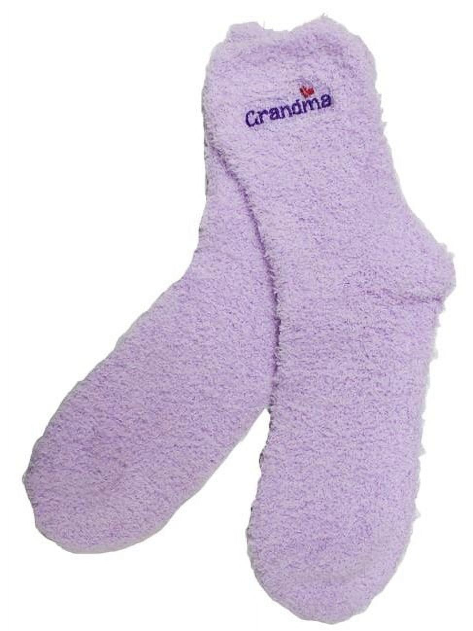 cozy socks 2272709 grandma cozy sock, lavender - case of 48
