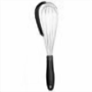 cpengpj 2-in-1 Design Whisk, Stainless Steel & Silicone, for Kitchen Mess-Free Mixing and Scraping, 1 Piece