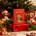 thumbnail image 1 of cpengpj 2025 Beagle Dog Christmas Advent Calendar, 24-Day Acrylic Countdown Ornament, Pet Lover Gift for Holiday Tree, Mantel and Wall Decor, Festive Wreath Hanging Decoration, 1 of 3