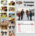 thumbnail image 1 of cpengpj 2026 Custom Photo Calendar A4 21x29.7cm, Personalized Wall Calendar with 13 Special Photos, Glossy Coated Cards, Home Office and Christmas Gift (Horizontal/Vertical), 1 of 9