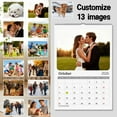 thumbnail image 1 of cpengpj 2026 Custom Photo Calendar A4 21x29.7cm, Personalized Wall Calendar with 13 Special Photos, Glossy Coated Cards, Home Office and Christmas Gift (Horizontal/Vertical), 1 of 9