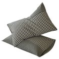 thumbnail image 1 of cpengpj 2Pcs Set 48x74cm Plaid Pillow Shams Checkered Pillowcase Gingham Pillow Covers Queen Standard Pillow Cases Soft Microfiber Pillow Cases Retro Farmhouse Pillowcase, 1 of 5