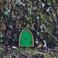 thumbnail image 1 of cpengpj 3D Sculpture Miniature Fairy House Kit Wooden Fairy Doors for Trees Outdoor Funny DIY Fairy House Accessories Lawn Home Wall Ornament, 1 of 4