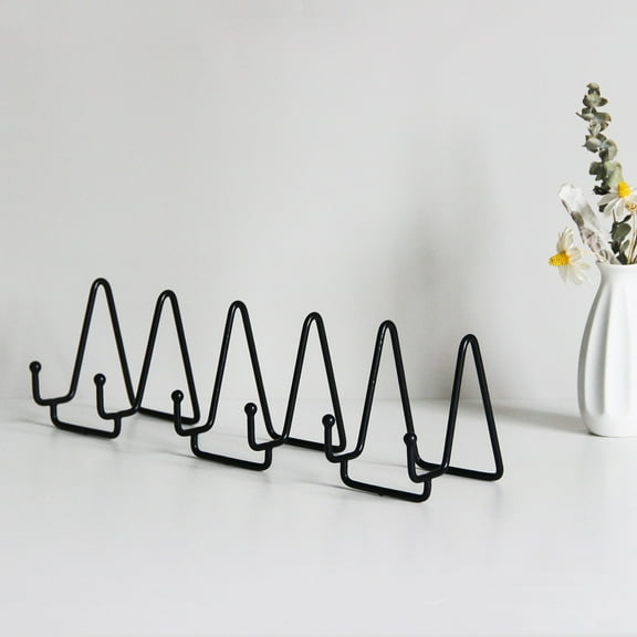 cpengpj 3Pcs Iron Art Display Stand Easel, Picture Photo Holder, Decorative Storage Rack, Multi Use Display Easel Set