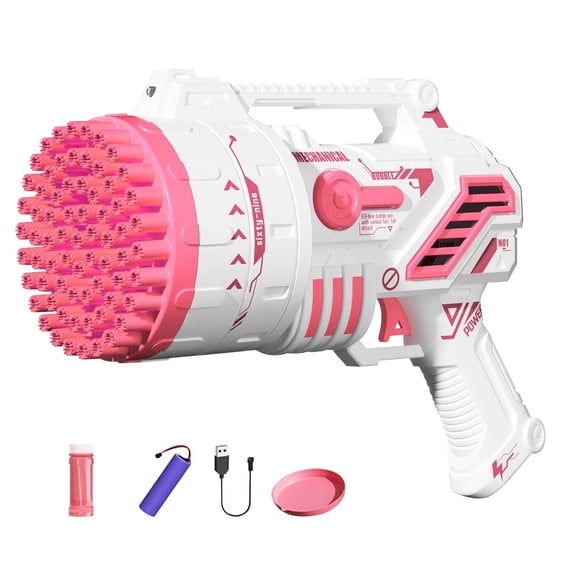 cpengpj 69-Hole Handheld Bubble Maker, Fully Automatic Operation, for Outdoor Party Fun Bubble Creation, 1 Piece