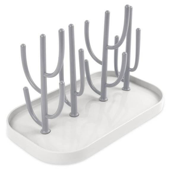 cpengpj Baby Cactus Milk Bottle Drying Rack, Multifunctional Removable Organizer for Infant Bottles and Cups, Safe Durable Material, Large Drip Tray, Easy Clean