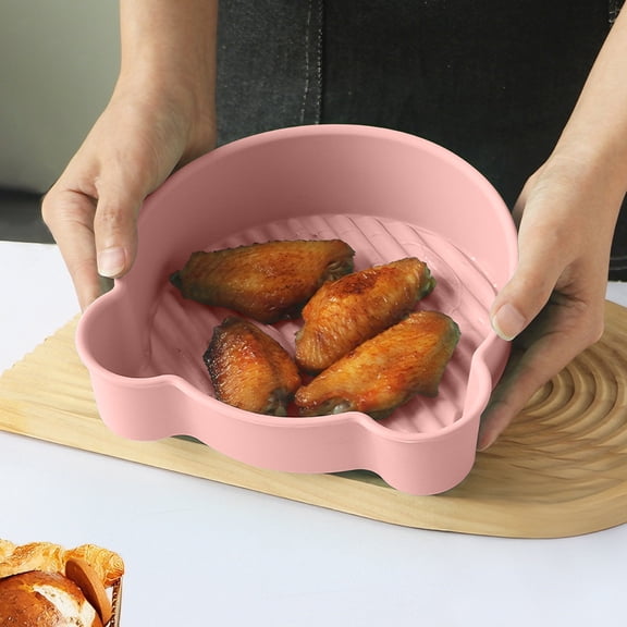 cpengpj Bear Shaped Baking Tray, Non-Stick Food-Grade Silicone, for Kitchen Mess-Free Baking, 7.3x6.9x1.8in