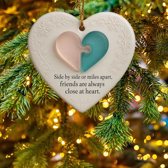 cpengpj Christmas Ornament 1-Piece, 3.15 Inch Sea Glass Material Nativity Scene Handmade Seashell Decoration, for Christmas Tree Hanging and Holiday Display